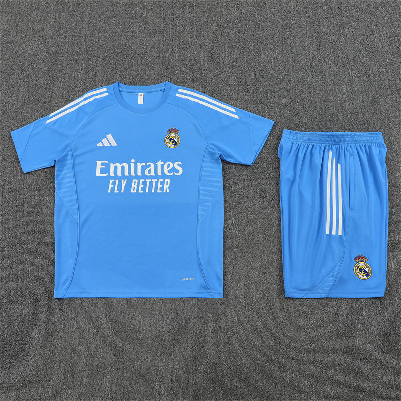 Maglia e Pantaloncini pre-allenamento Real Madrid Bambino 25/26