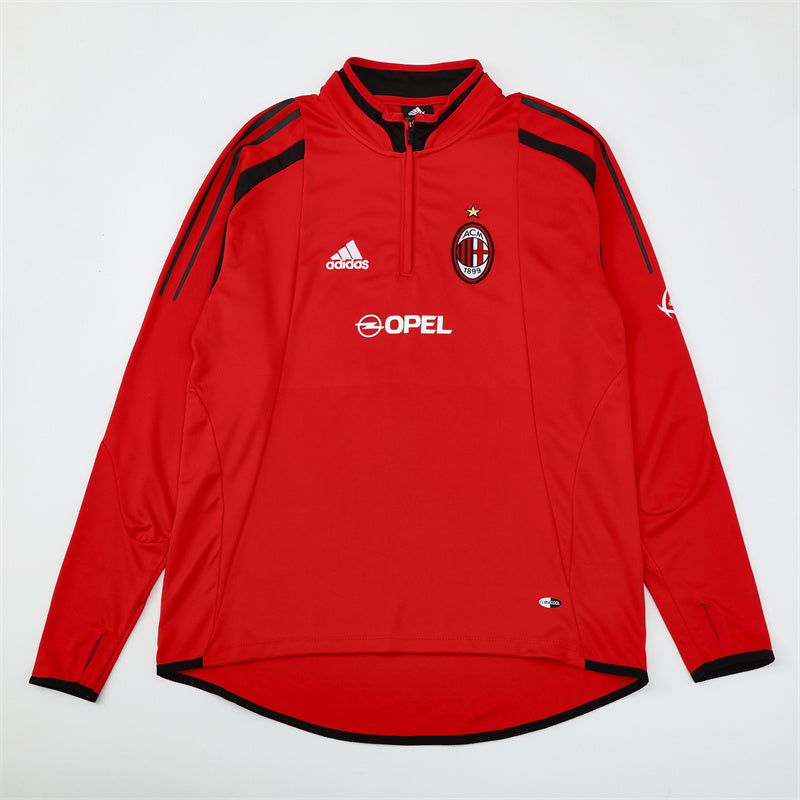 Maglia da allenamento retrò manica lunga Ac Milan 04/05