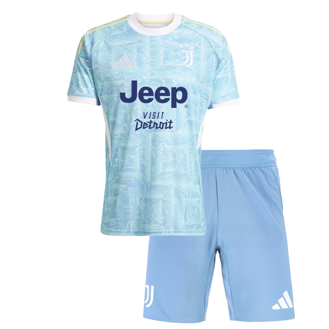 T-shirt e Pantaloncini per Bambino Juventus Away 25/26