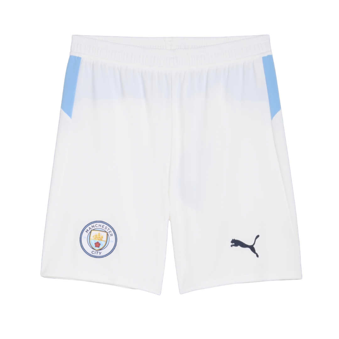 T-shirt e Pantaloncini per Bambino Manchester City Home 25/26 - Con Calzettoni