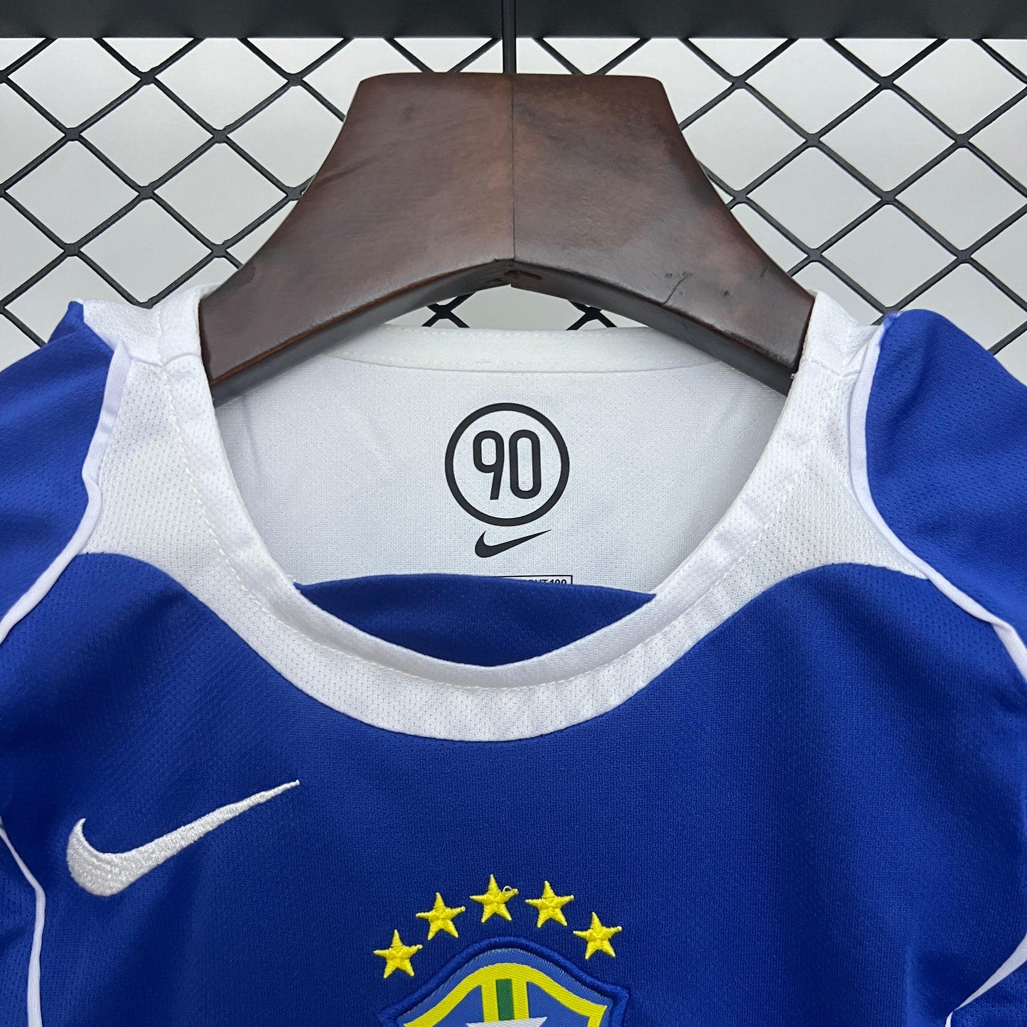 T-shirt e Pantaloncini per Bambino Brasil Retro Away 2004