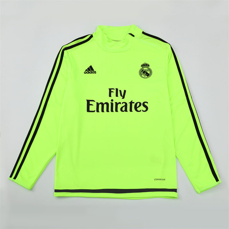 Maglia da allenamento retrò manica lunga Real Madrid 15/16