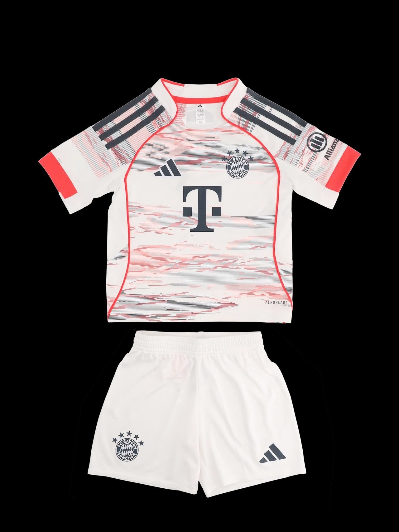 T-shirt e Pantaloncini per Bambino Bayern Monaco Away 25/26