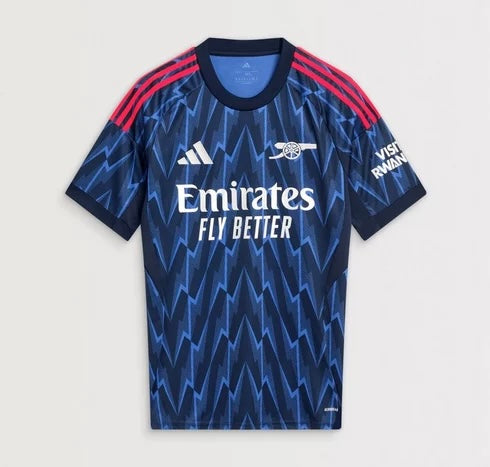 T-shirt e Pantaloncini per Bambino Arsenal Away 25/26 - Con Calzettoni