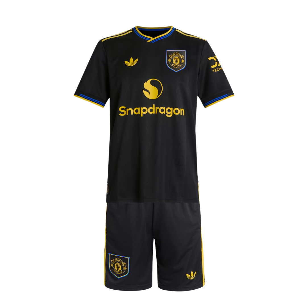 T-shirt e Pantaloncini per Bambino Manchester United Third y 25/26
