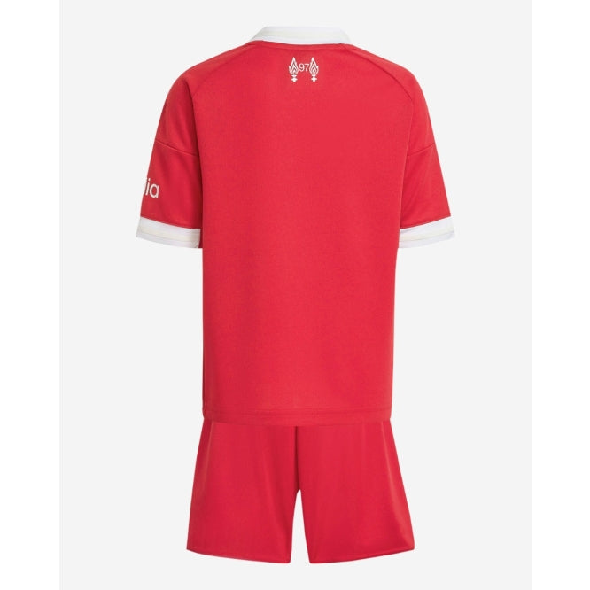 T-shirt e Pantaloncini per Bambino Liverpool Home 25/26