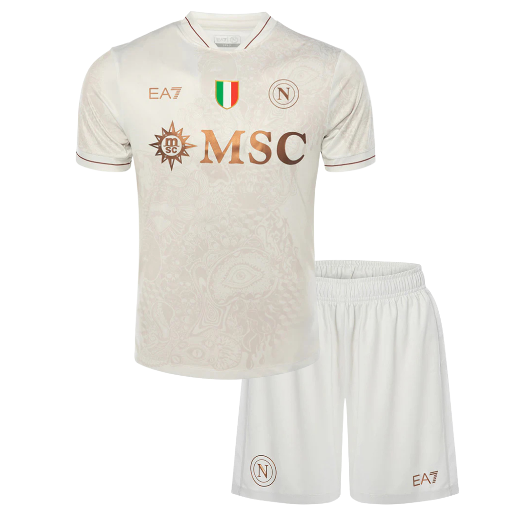 T-shirt e Pantaloncini per Bambino SSC Napoli Away 25/26