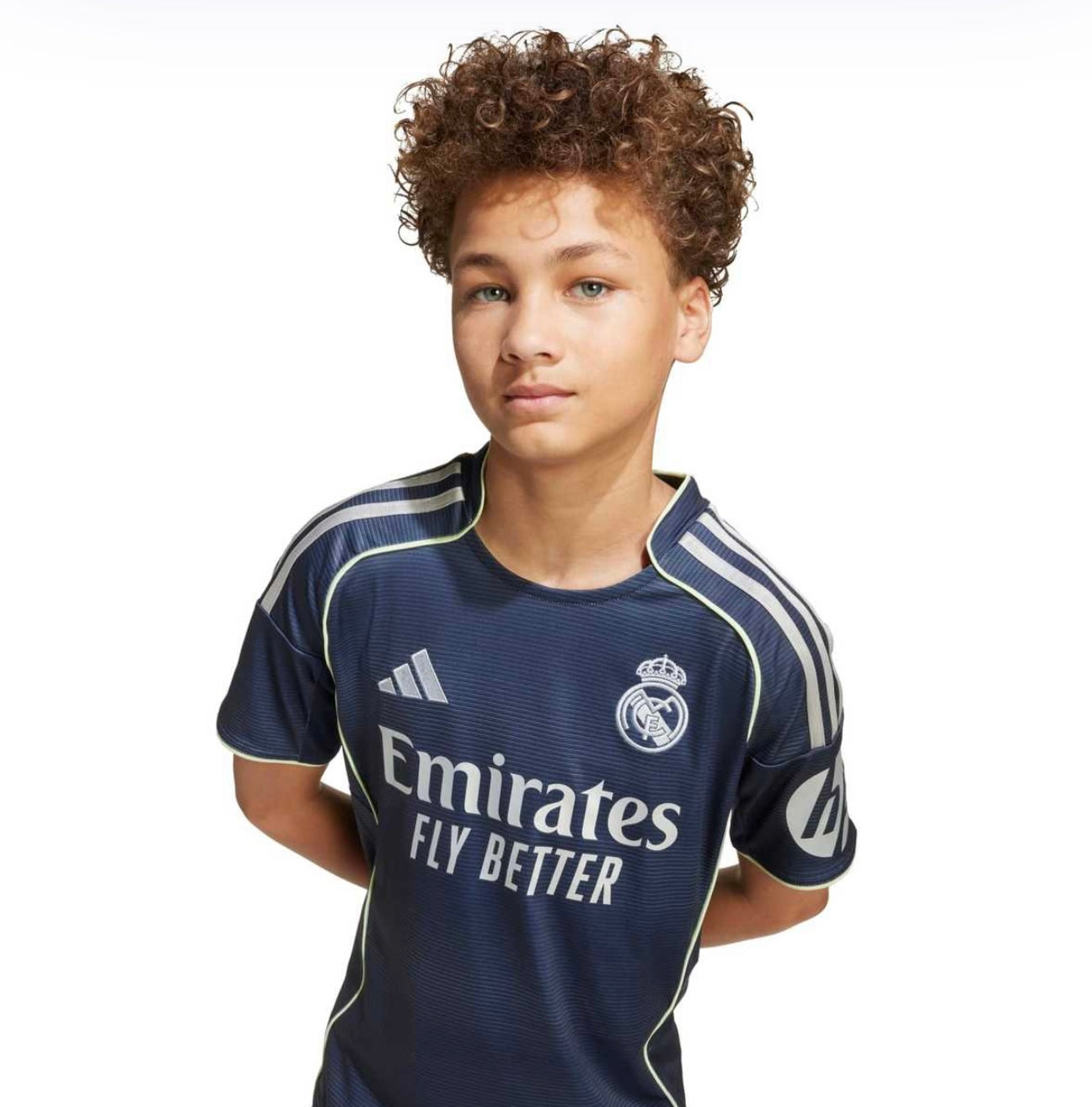 T-shirt e Pantaloncini Bambino Real Madrid Away 25/26