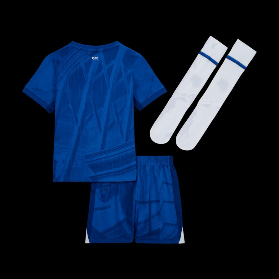 T-shirt e Pantaloncini per Bambino Chelsea Home 25/26 - Con Calzettoni