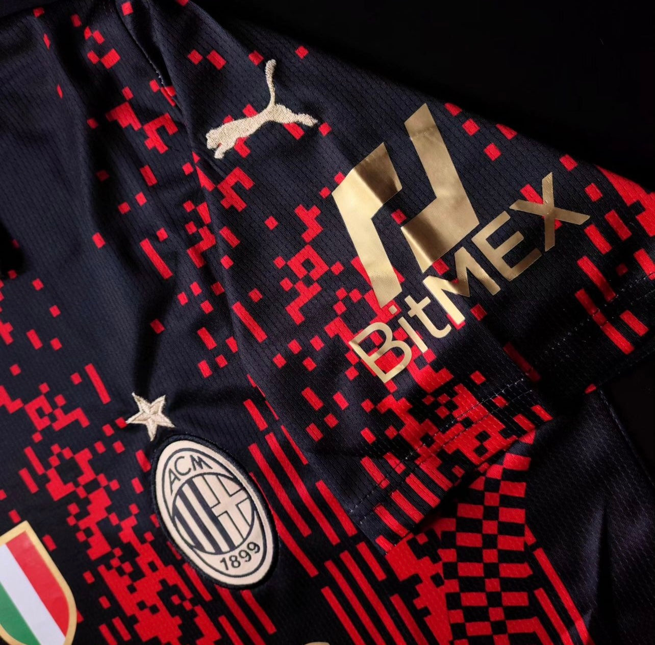 Maglia AC MILAN GARA X KOCHE 4th 2022/23 - Con Toppa Scudetto e Serie A