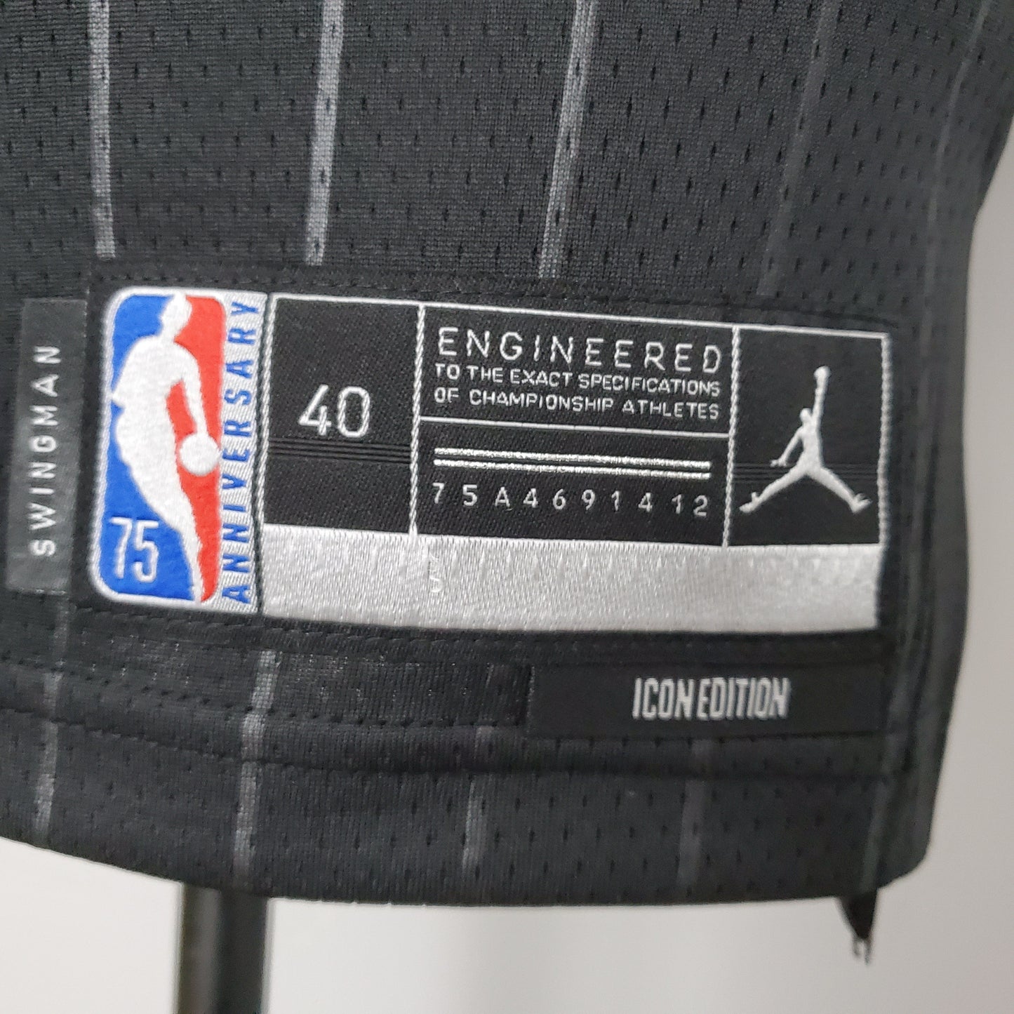 75° Anniversario Jordan #23 Volantini Chicago Bulls Nero NBA