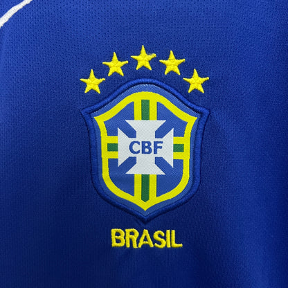 T-shirt e Pantaloncini per Bambino Brasil Retro Away 2004