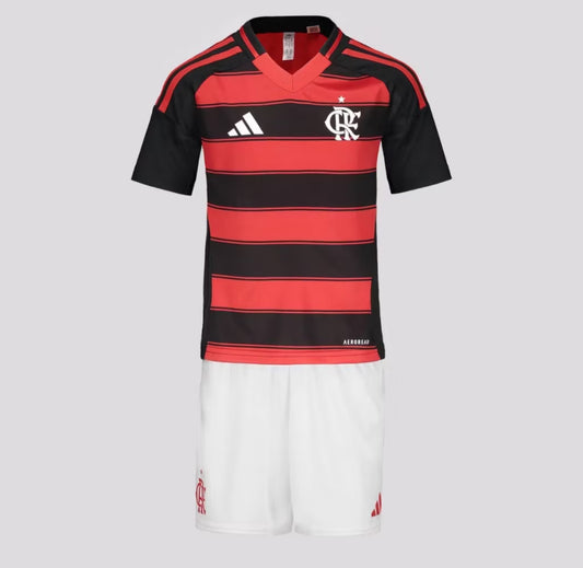 T-shirt e Pantaloncini per Bambino Flamengo Home 25/26