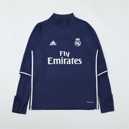 Maglia da allenamento retrò manica lunga Real Madrid 16/17