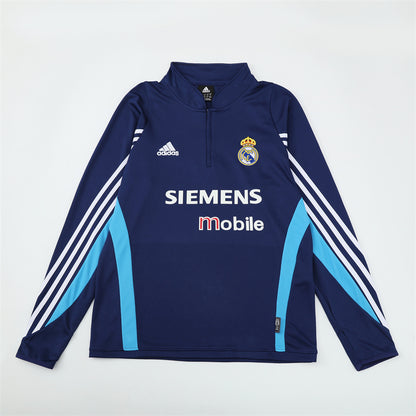 Maglia da allenamento retrò manica lunga Real Madrid 03/04