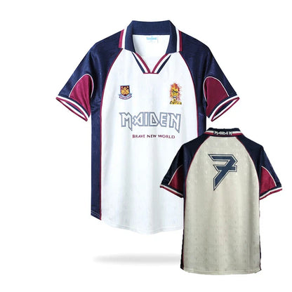 Maglia Retro West Ham Iron Maiden 1999