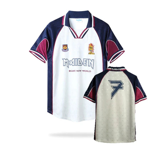 Maglia Retro West Ham Iron Maiden 1999