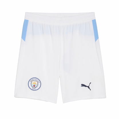 T-shirt e Pantaloncini per Bambino Manchester City Home 25/26 - Con Calzettoni