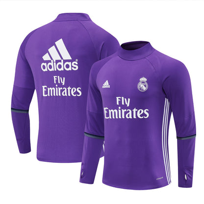 Maglia da allenamento retrò manica lunga Real Madrid 16/17