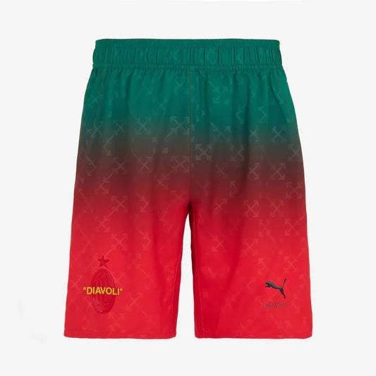 PANTALONCINI RED PUMA X AC MILAN X OFF-WHITE 24/25