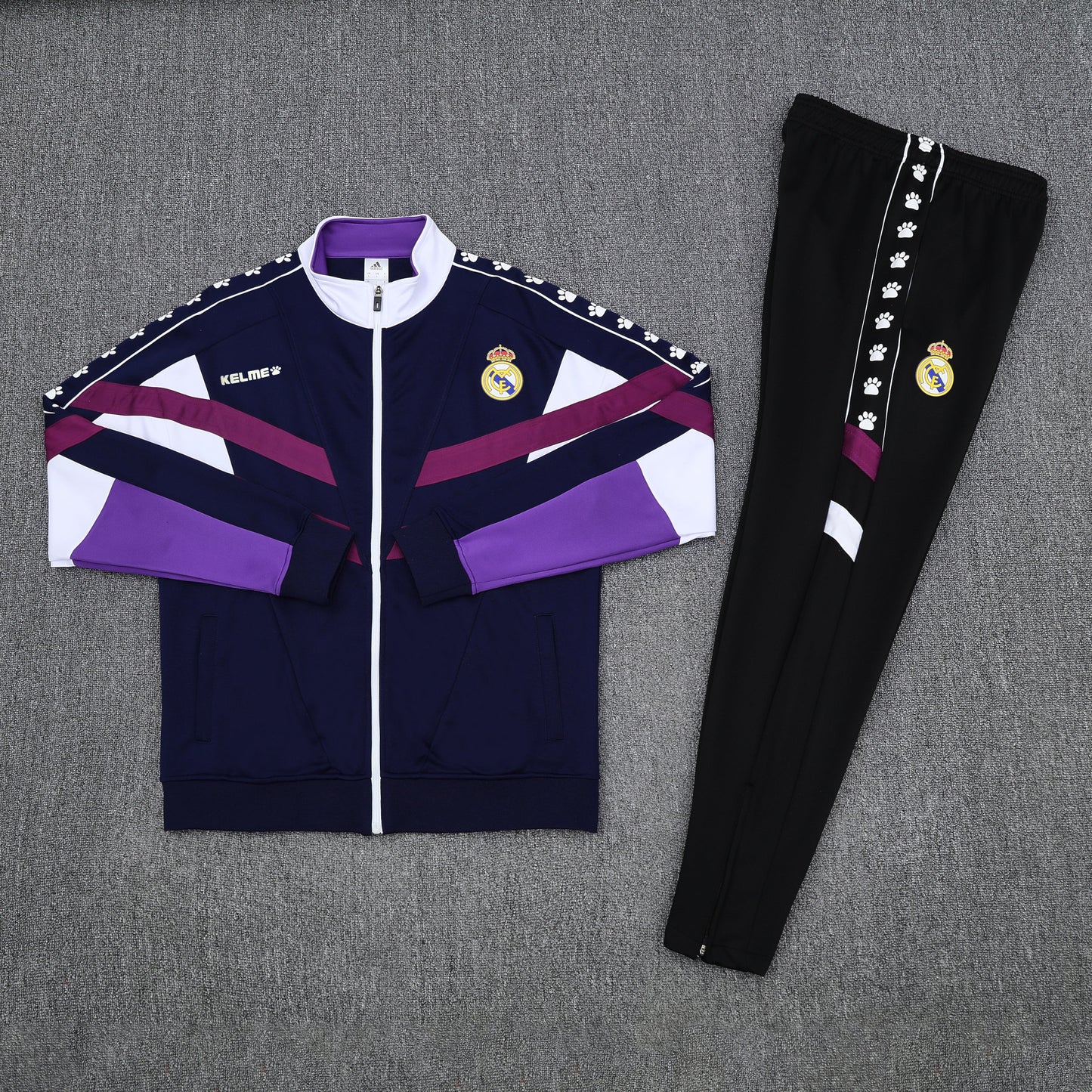 Insieme Retrò Tuta Calcio Real Madrid Vintage