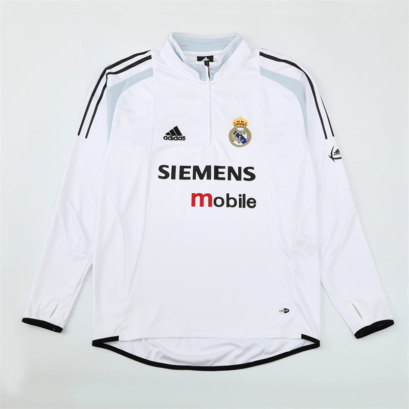 Maglia da allenamento retrò manica lunga Real Madrid 04/05