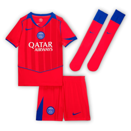T-shirt e Pantaloncini per Bambino PSG x Jordan Third 25/26 - Con Calzettoni