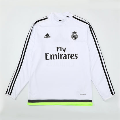 Maglia da allenamento retrò manica lunga Real Madrid 15/16