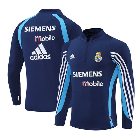 Maglia da allenamento retrò manica lunga Real Madrid 03/04