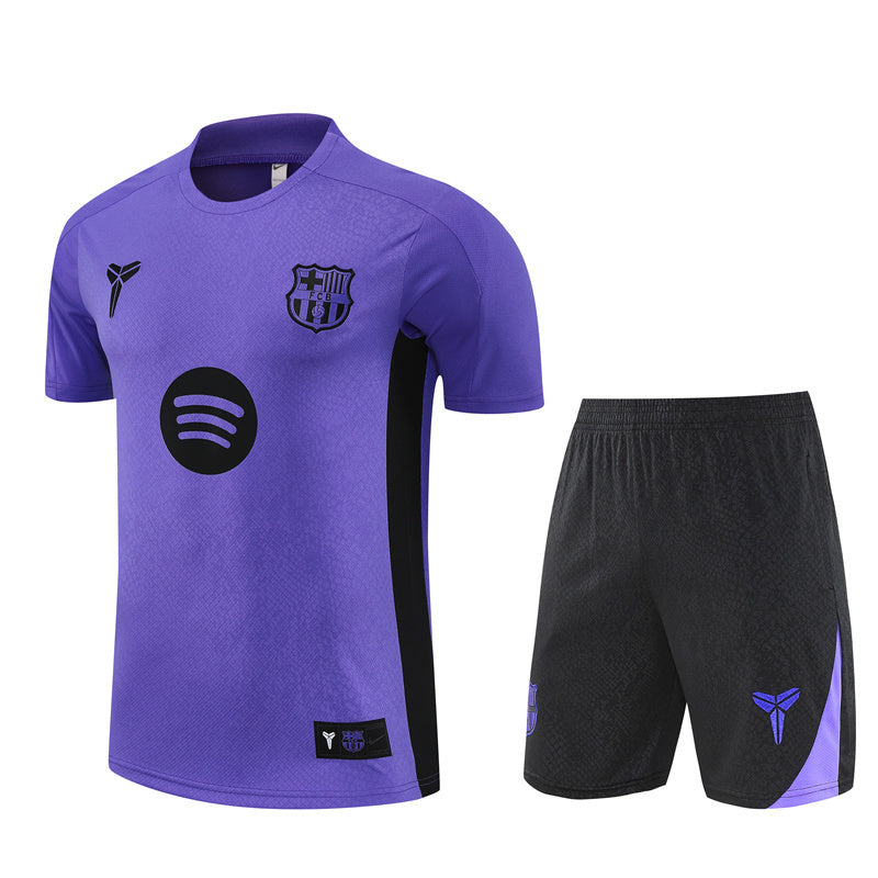 Maglia e Pantaloncini pre-allenamento FC Barcelona Bambino 25/26