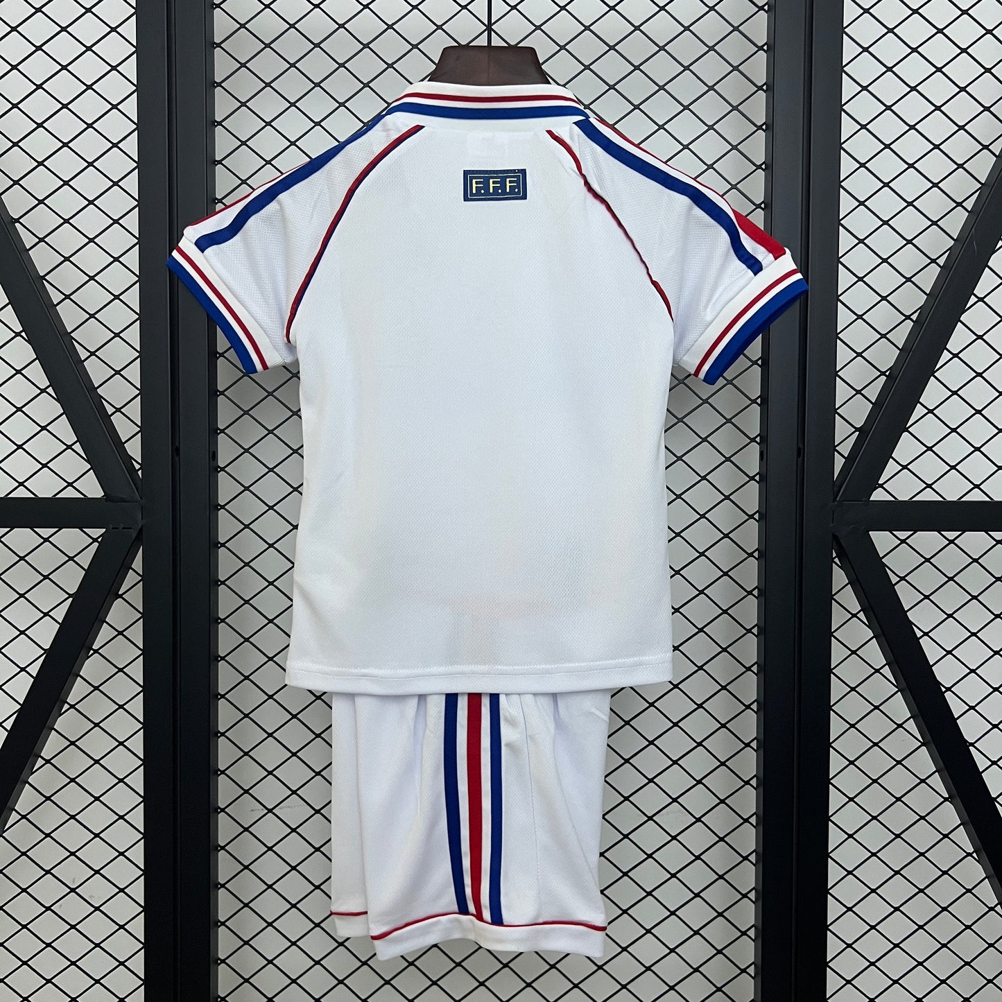T-shirt e Pantaloncini per Bambino Francia Retro Away 1998