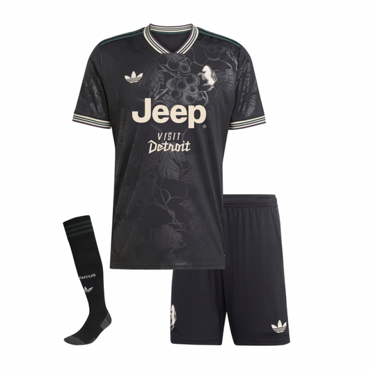 T-shirt e Pantaloncini per Bambino Juventus Third 25/26 - Con Calzettoni