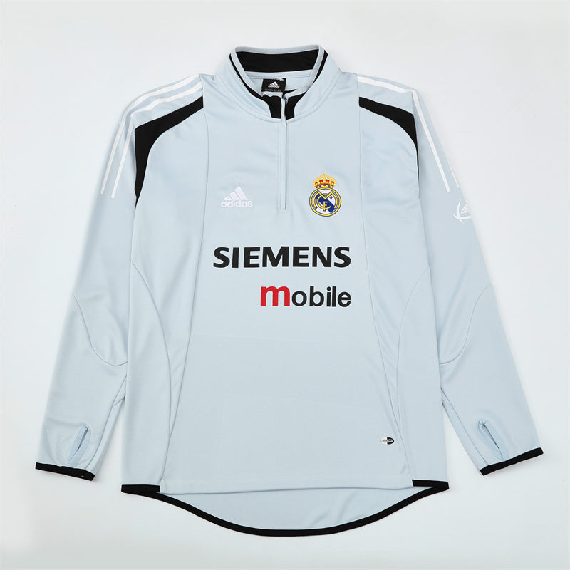 Maglia da allenamento retrò manica lunga Real Madrid 04/05