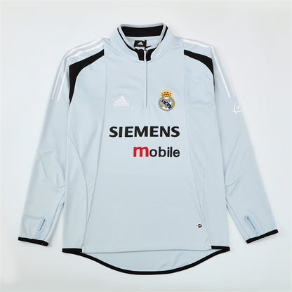 Maglia da allenamento retrò manica lunga Real Madrid 04/05