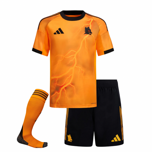 T-shirt e Pantaloncini per Bambino Roma Away 25/26 - con calzini