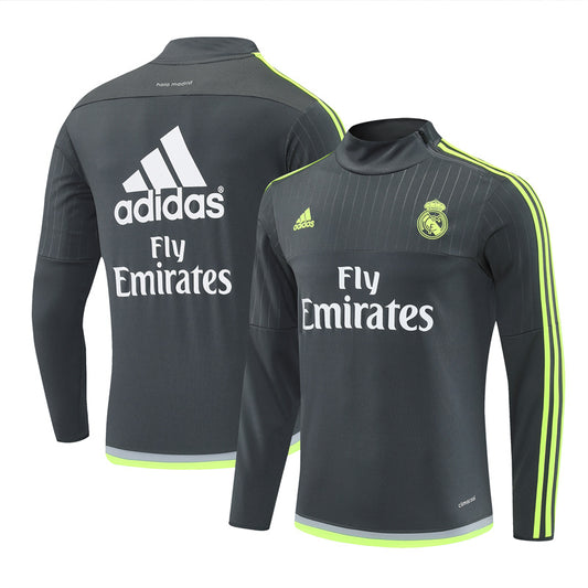 Maglia da allenamento retrò manica lunga Real Madrid 15/16