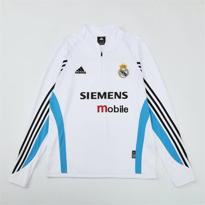 Maglia da allenamento retrò manica lunga Real Madrid 03/04