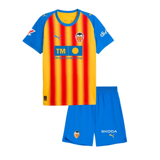 T-shirt e Pantaloncini per Bambino Valencia Third 25/26