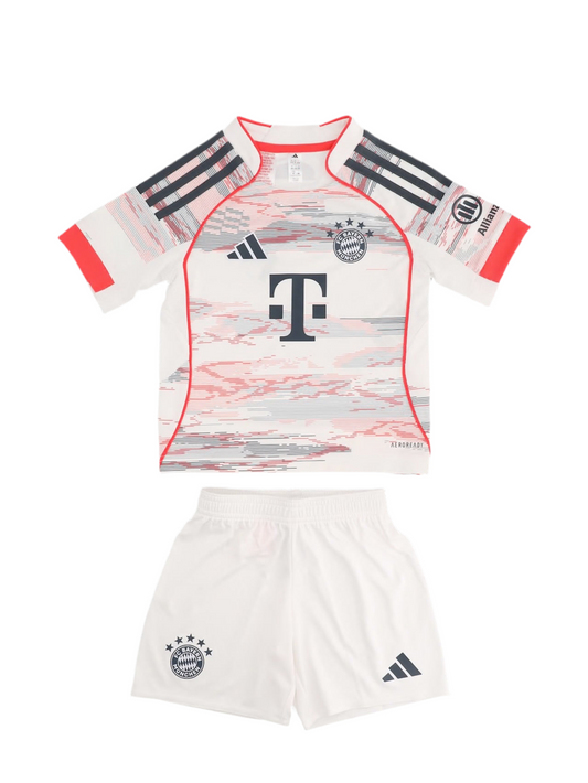 T-shirt e Pantaloncini per Bambino Bayern Monaco Away 25/26