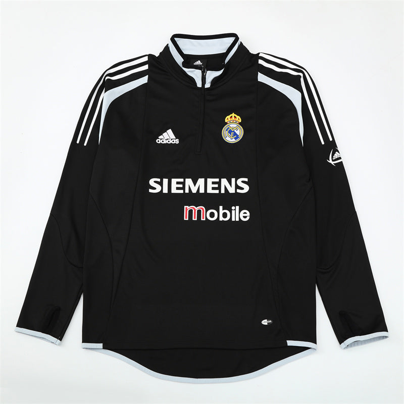 Maglia da allenamento retrò manica lunga Real Madrid 04/05