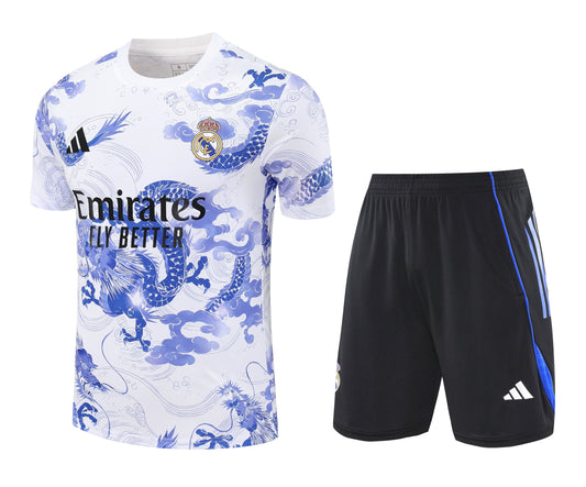 Maglia e Pantaloncini pre-allenamento Real Madrid Bambino 25/26