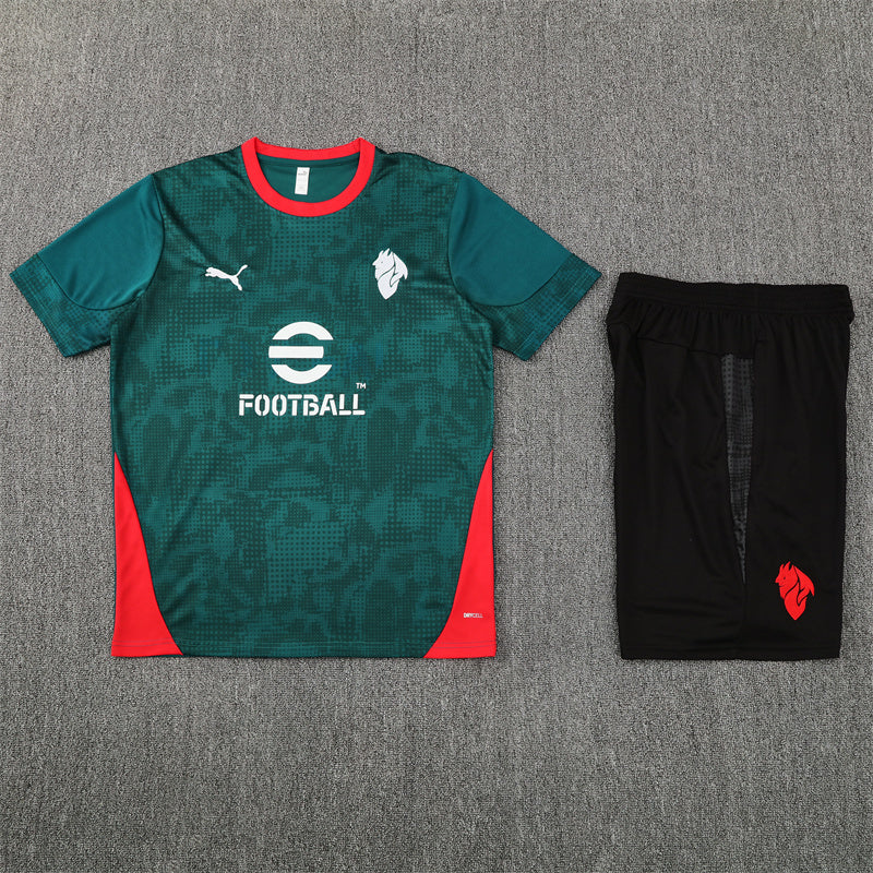 Maglia allenamento e pantaloncini AC Milan 25/26 da bambino