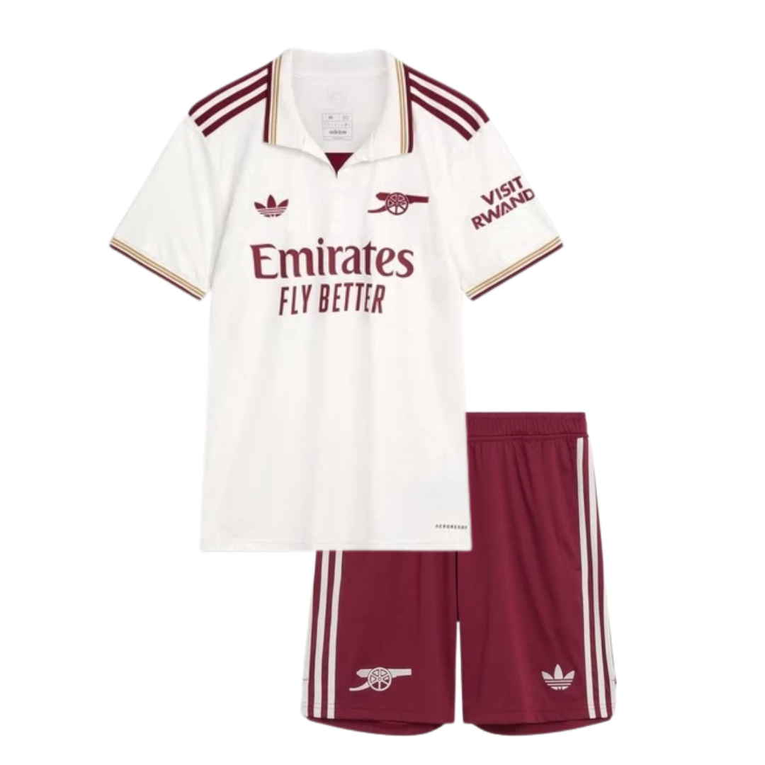 T-shirt e Pantaloncini per Bambino Arsenal Third 25/26