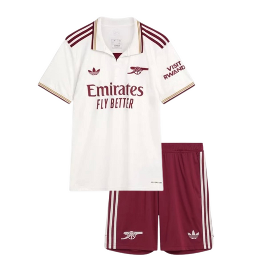 T-shirt e Pantaloncini per Bambino Arsenal Third 25/26