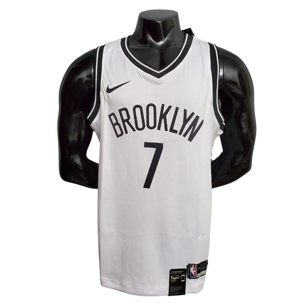 Maglia bianca NBA Durant #7 Brooklyn Nets - Riconoscimento connect