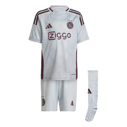 T-shirt e Pantaloncini per Bambino Ajax Third 24/25 - Con Calzettoni