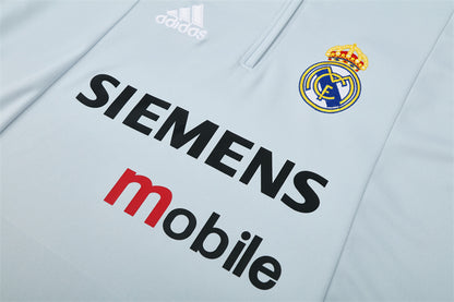 Maglia da allenamento retrò manica lunga Real Madrid 04/05
