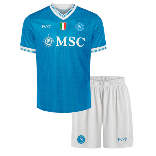 T-shirt e Pantaloncini per Bambino SSC Napoli Home 25/26