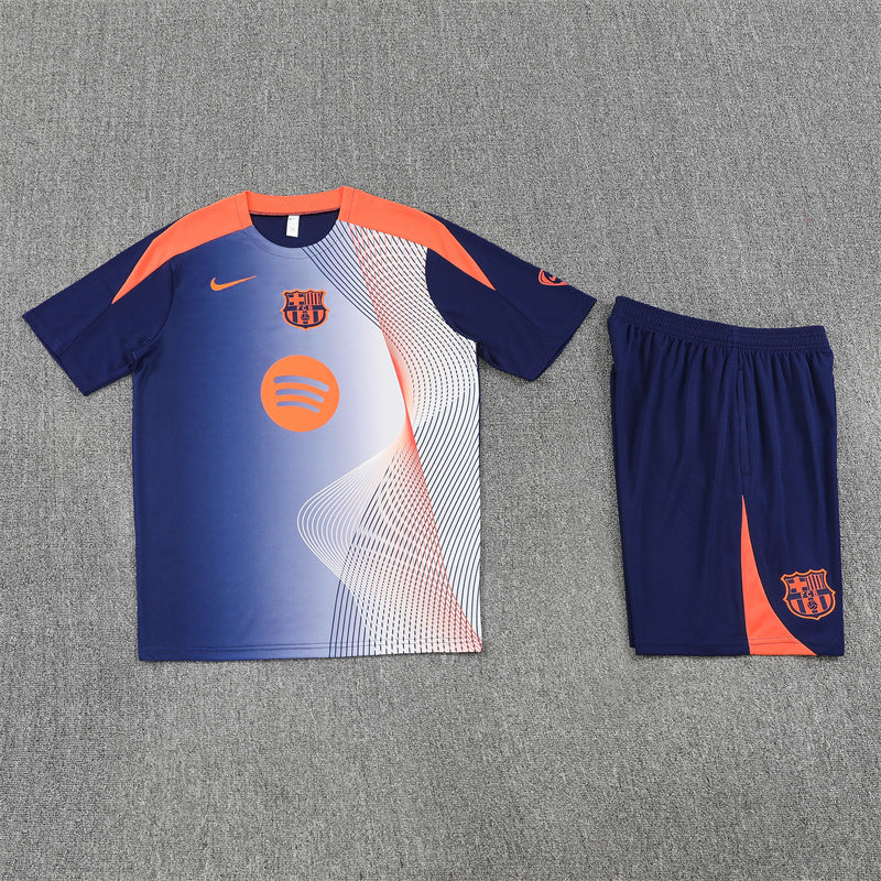 Maglia e Pantaloncini pre-allenamento FC Barcelona Bambino 25/26