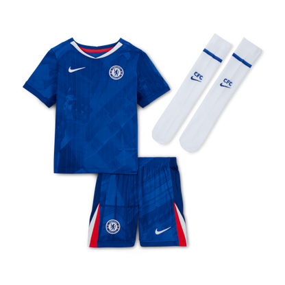 T-shirt e Pantaloncini per Bambino Chelsea Home 25/26 - Con Calzettoni